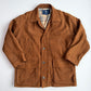 Burberry (XL) Suede Leather Tawny Nova Check Lined Field Coat