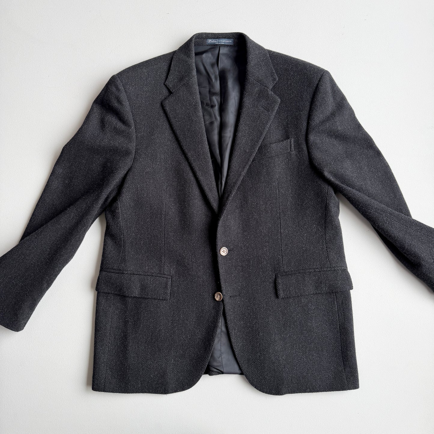 Polo Ralph Lauren (40S) Tweed Herringbone Wool/Cashmere Sports Coat