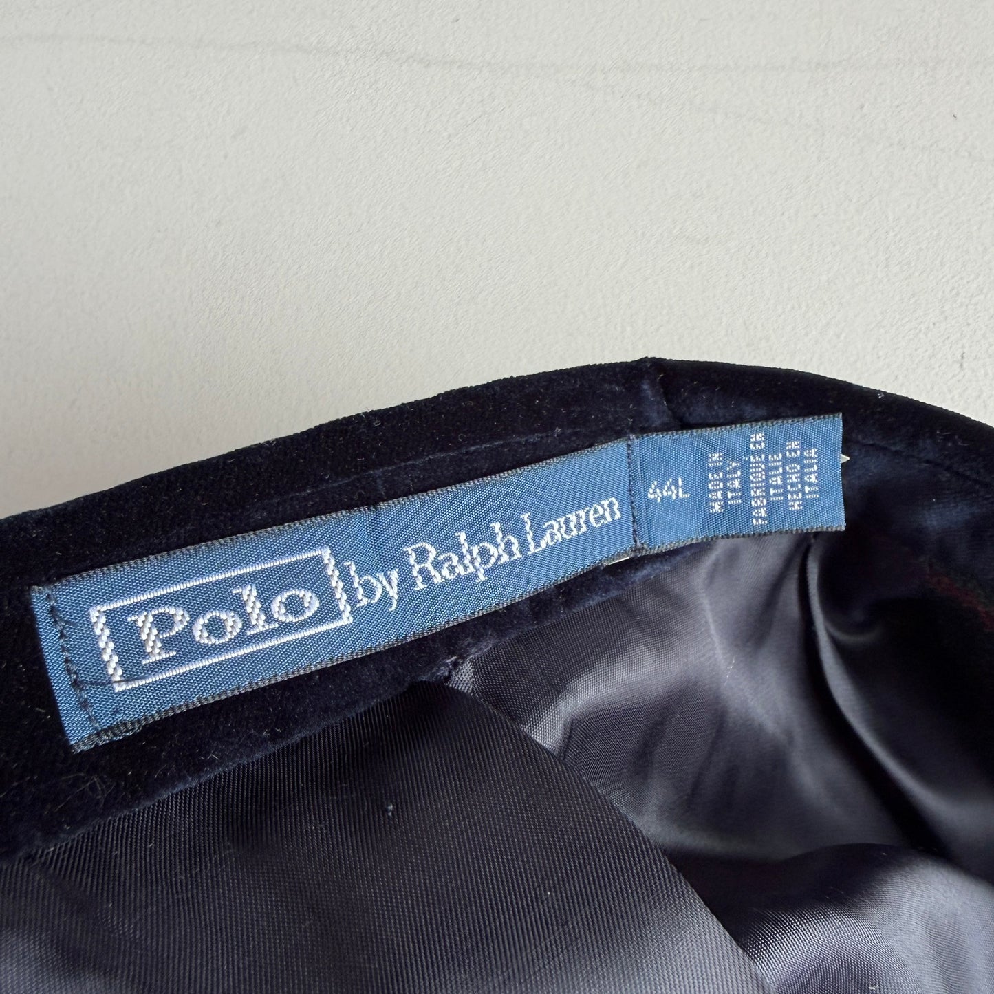 Polo Ralph Lauren (44L) Tartan Velvet Collar Moon Woven Tweed Wool Sport Coat