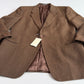 NWT VNTG Giorgio Armani (46R / 56IT) Wool Hopsack Single-Button Sport Coat