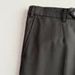 Isaia (36 x34) Dark Brown Wool Hopsack Basketweave Cuffed Pants