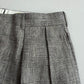 Polo Ralph Lauren (32x32) Gray Flax/Linen Glen Plaid Pleated Pants Trousers