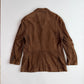 Polo Ralph Lauren (XL / 46L) Suede Leather Brown Hacking Jacket Coat