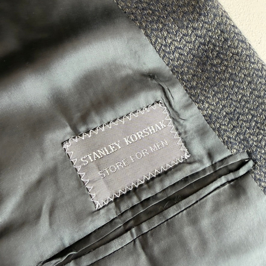 VNTG Giorgio Armani (44L) Double Breast Peak Lapels Wool Sport Coat