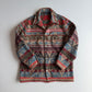 VNTG Polo Ralph Lauren (M) Wool Blanket Southwest Beacon Button Jacket