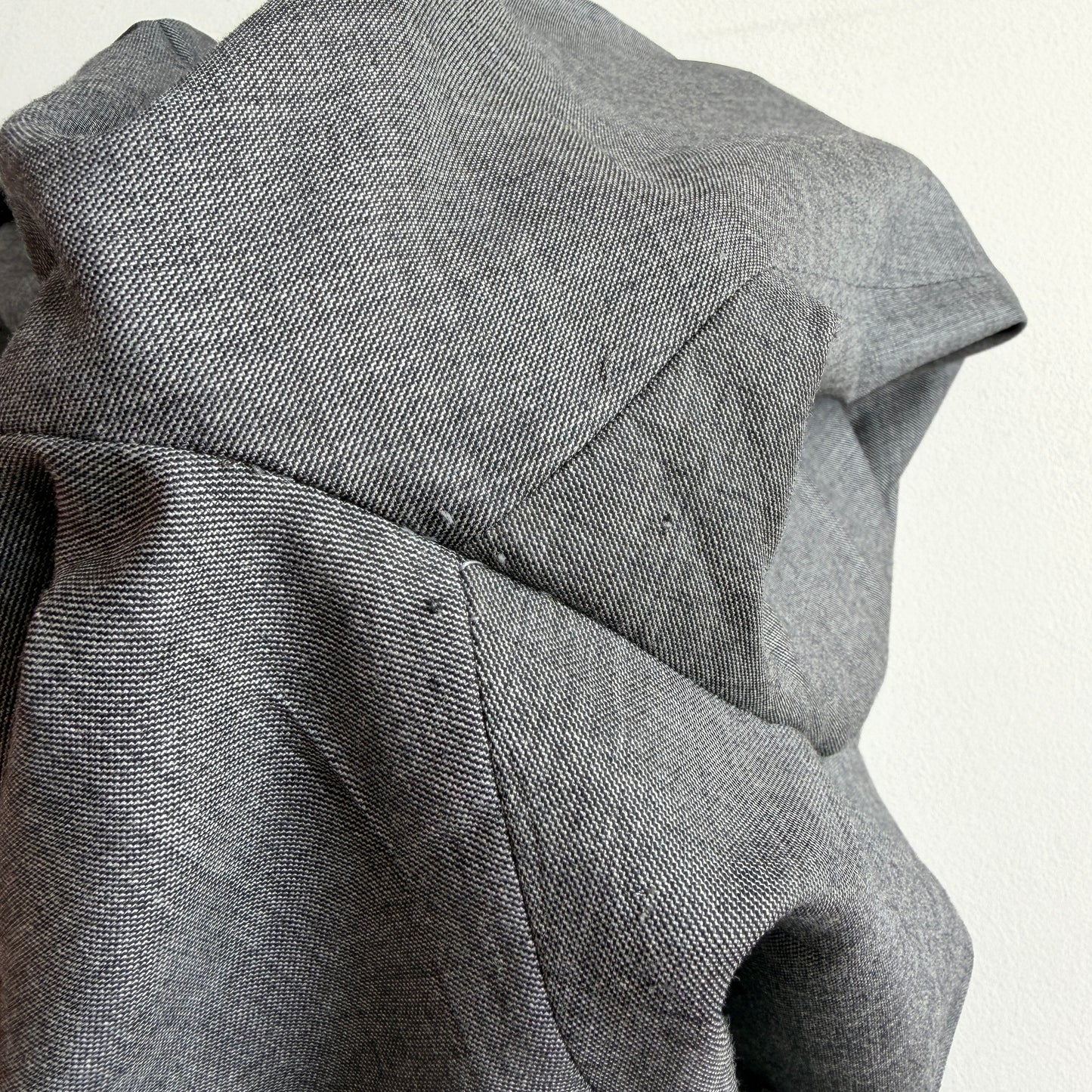 Polo Ralph Lauren (44L, 34x34) 2000s 3-Button Gray Pleated Suit