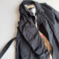 Burberry Brit (XL) 100% Cotton Twill Black Trench Coat