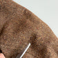 VNTG Paul Stuart (54) Tweed Wool Belted Balmacaan Norfolk-Style Field Coat