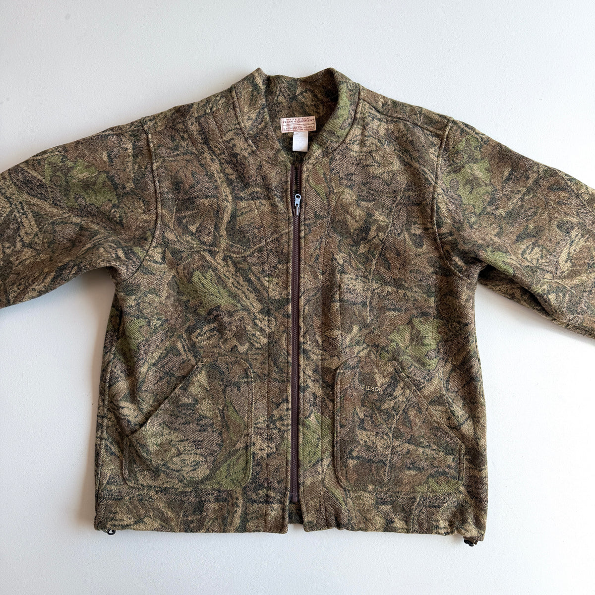 Filson (XL) 122-TM Wool Timber Camo Zip Jacket