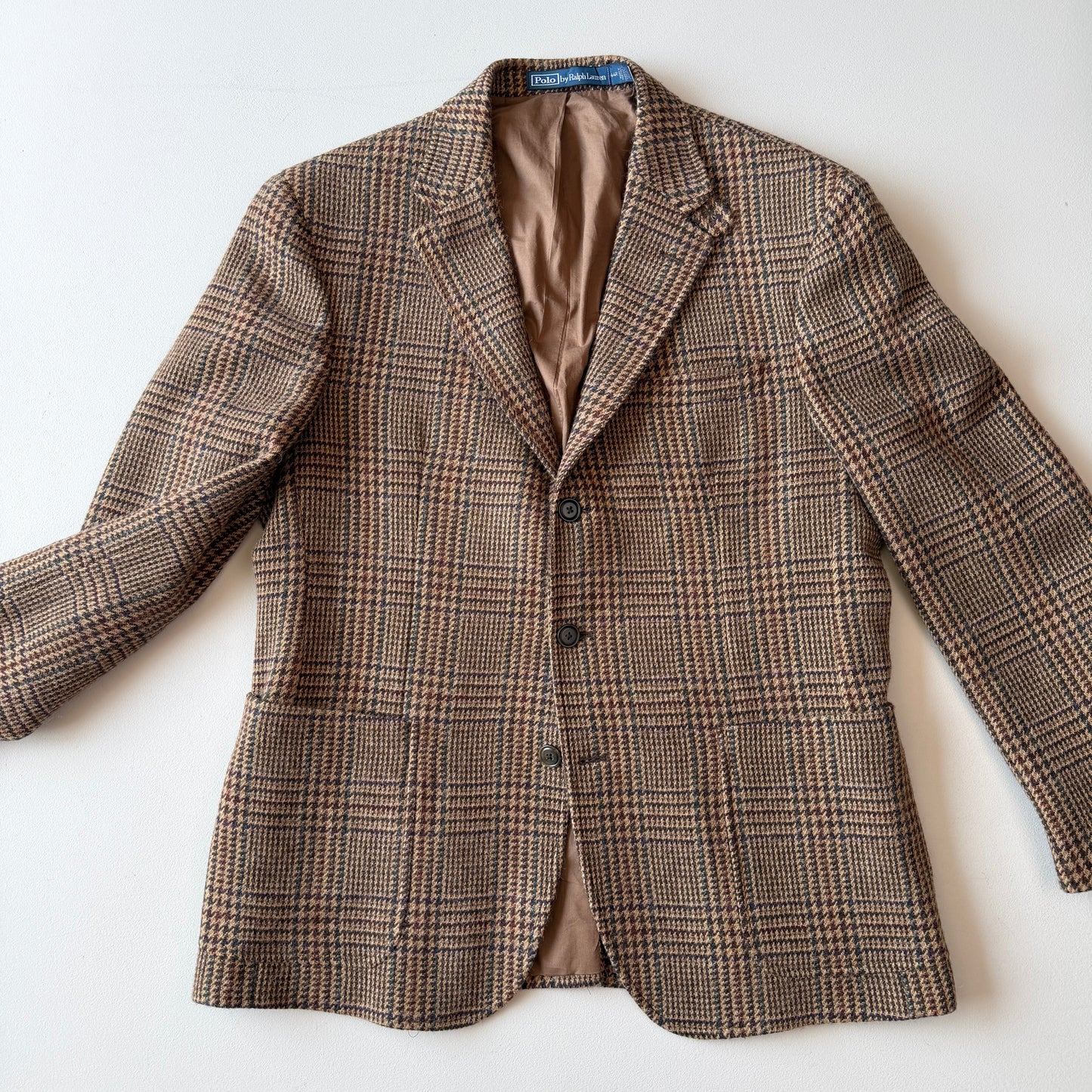 NWOT Polo Ralph Lauren (44R) Prince of Wales Wool Tweed Sport Coat