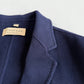 Burberry (2XL, Fits like 44L) Camel Hair Unstructured Navy Blue Sports Coat