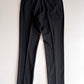 NWT Dior (56 /38W) Black 100% Wool Woven Tailored Pants