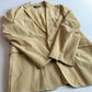 Dolce & Gabbana (48IT) Suede Leather Single Button Golden Yellow Sport Coat