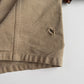 VNTG Polo Ralph Lauren (XL) Sage Fireman Clasp Leather Trim Canvas Coat