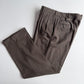 VNTG Polo Ralph Lauren (37x33) Dual Cinch-Back Melange Tweed Wool Trouser Pants