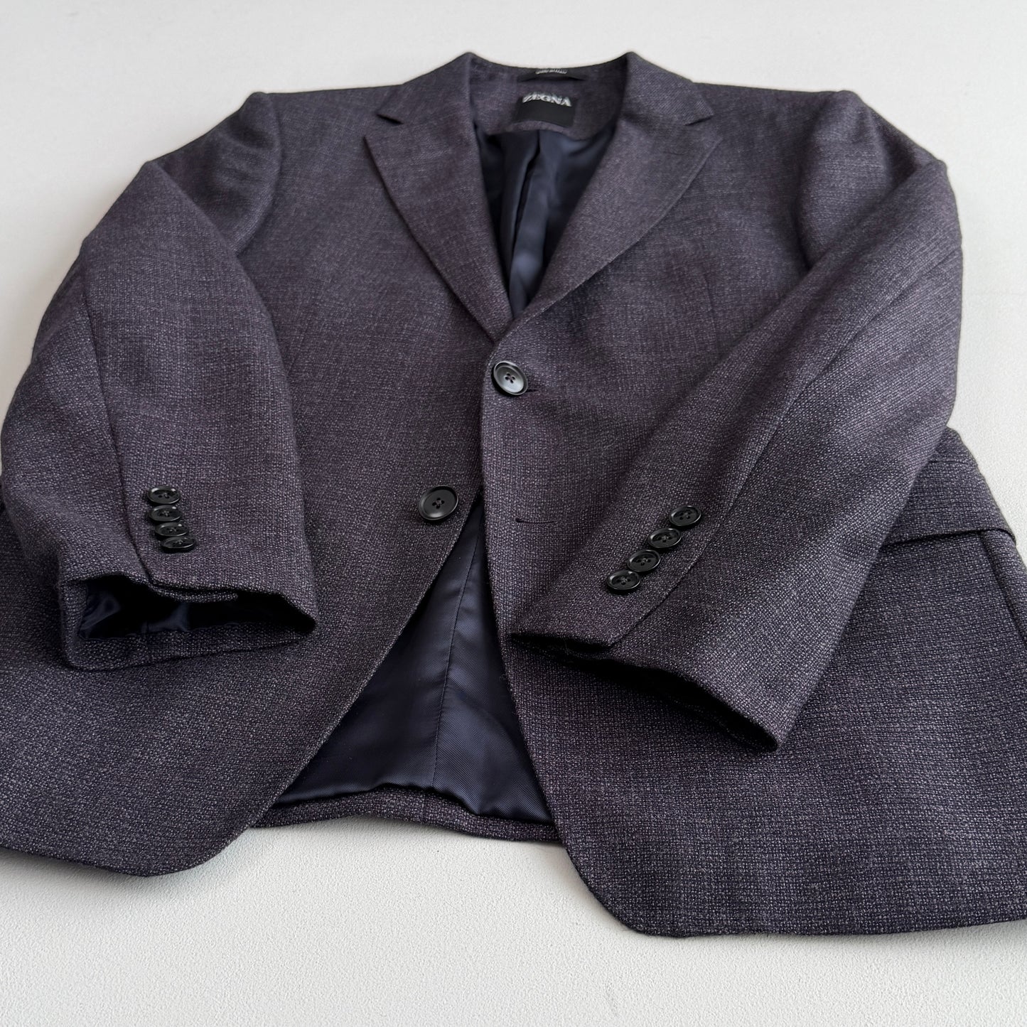Zegna (48S/C - 38S) Soft-Plum 100% Wool Lightly Structured Sports Coat