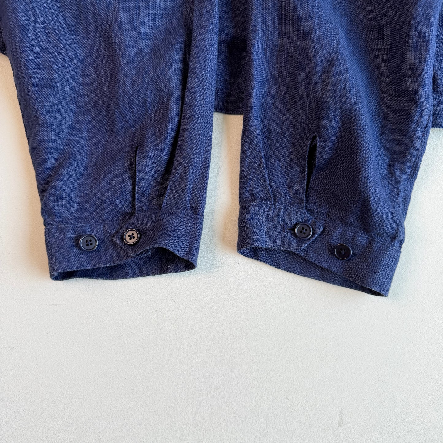 Polo Ralph Lauren (XL) 100% Linen Deep Blue Zip Jacket