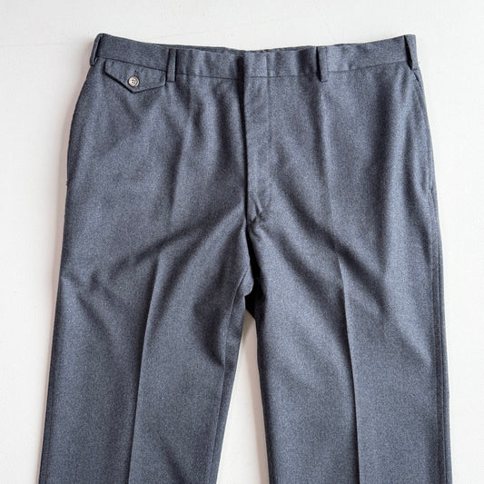 VNTG Polo Ralph Lauren (37x33) Slate Blue 100%Wool Trouser Pants