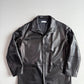 Giorgio Armani (42 /44) Black Glove Soft Lambskin Leather Coat