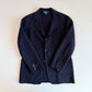 VNTG Polo Ralph Lauren (L) Wool Flannel Unstructured Navy Blue Sport Coat