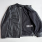 Belstaff (42 / 52IT) Nappa Lamb Leather Raceway Motorcycle Black Jacket