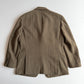 Polo Ralph Lauren (L / 43L) Olive Herringbone/Birdseye Tweed Wool Hacking Jacket