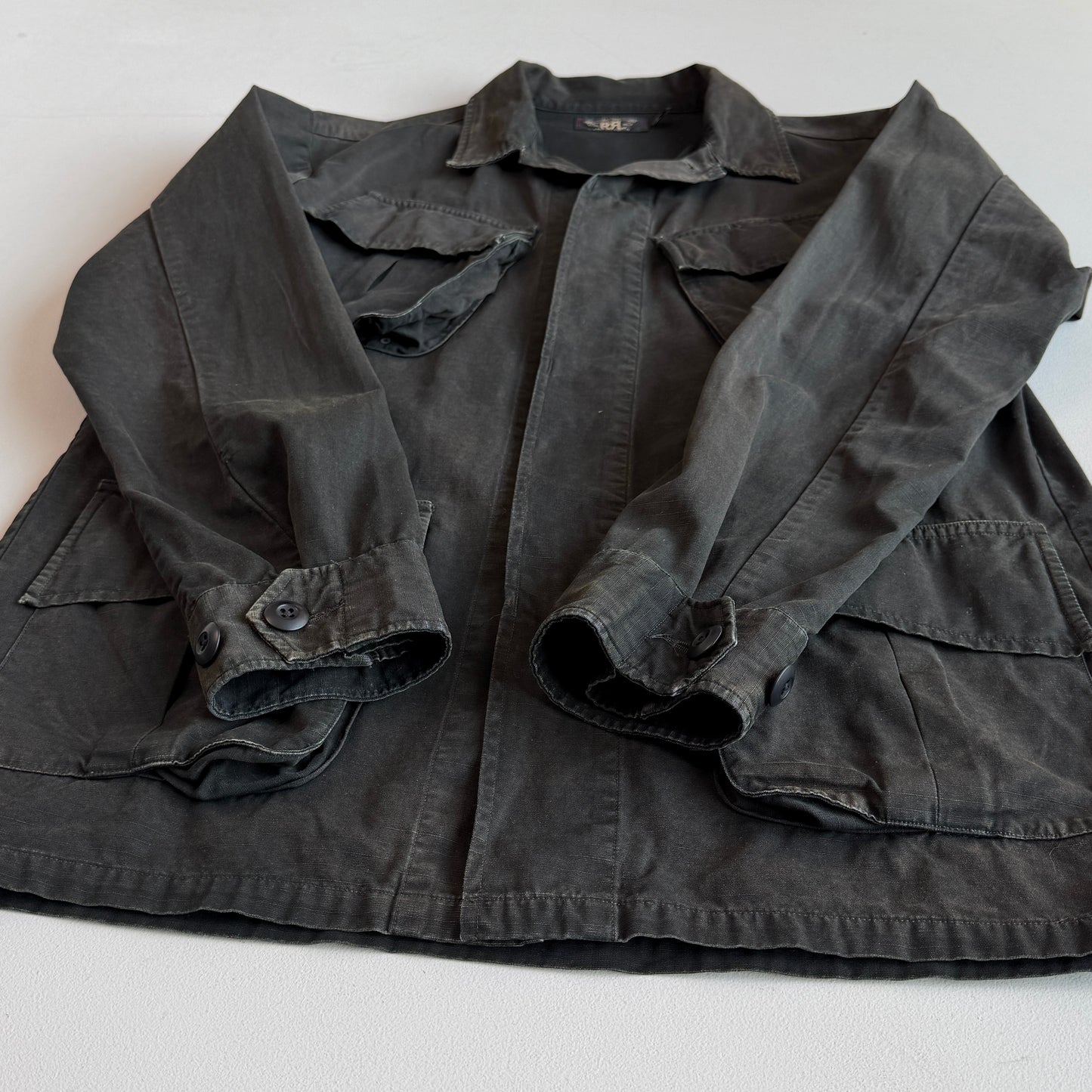 RRL Ralph Lauren (M) Rip-Stop Canvas Utility Patch Pocket Overshirt