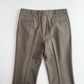 VNTG Polo Ralph Lauren (37x34) Wool Flannel Pleated Olive Trousers Pants