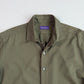 Ralph Lauren Purple Label (XL) 100% Wool Forest Green Button Shirt