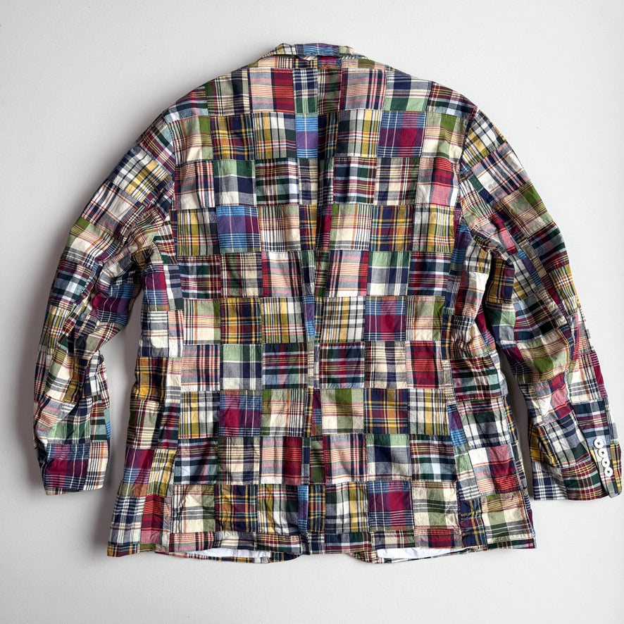 NWT Polo Ralph Lauren (2XL) Madras Patch Cotton Lined Sports Coat