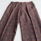 VNTG Polo Ralph Lauren (33/34 x 33) Wool Paisley Pleated Pants