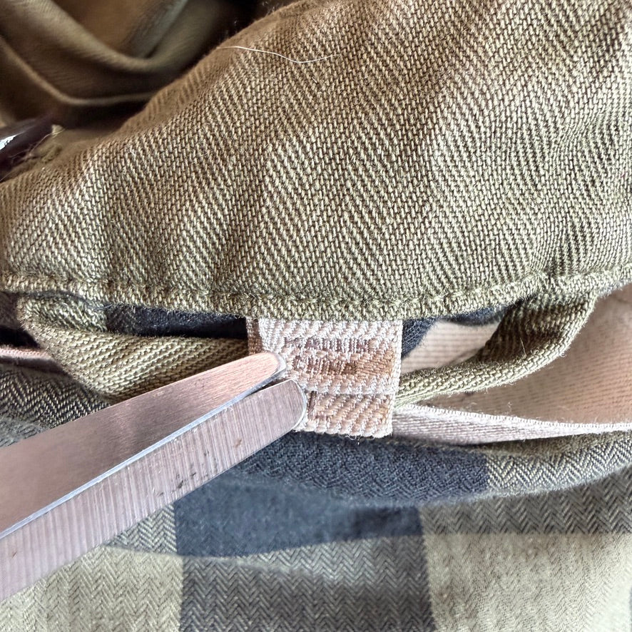 Burberry Brit (L) Military Green Cotton Herringbone Field Jacket