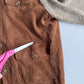 NWT Polo Ralph Lauren (M) Suede Alpaca/Wool Button Sweater