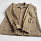 Drake's London (M) Olive/Khaki Twill Cotton Iridescent Over Shirt