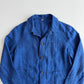 Burberry (48R / S) Indigo Blue 100% Linen Button Chore Overshirt Coat