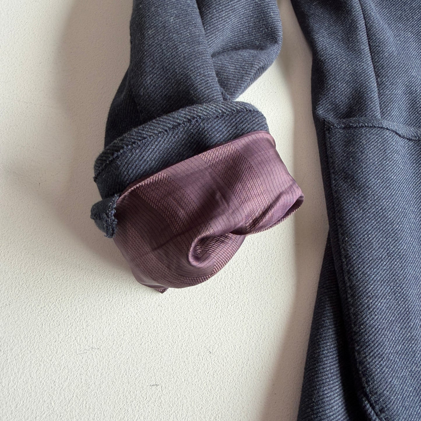 Burberry (52IT) Cotton Blend Lightly Structured Blue Sports Jacket