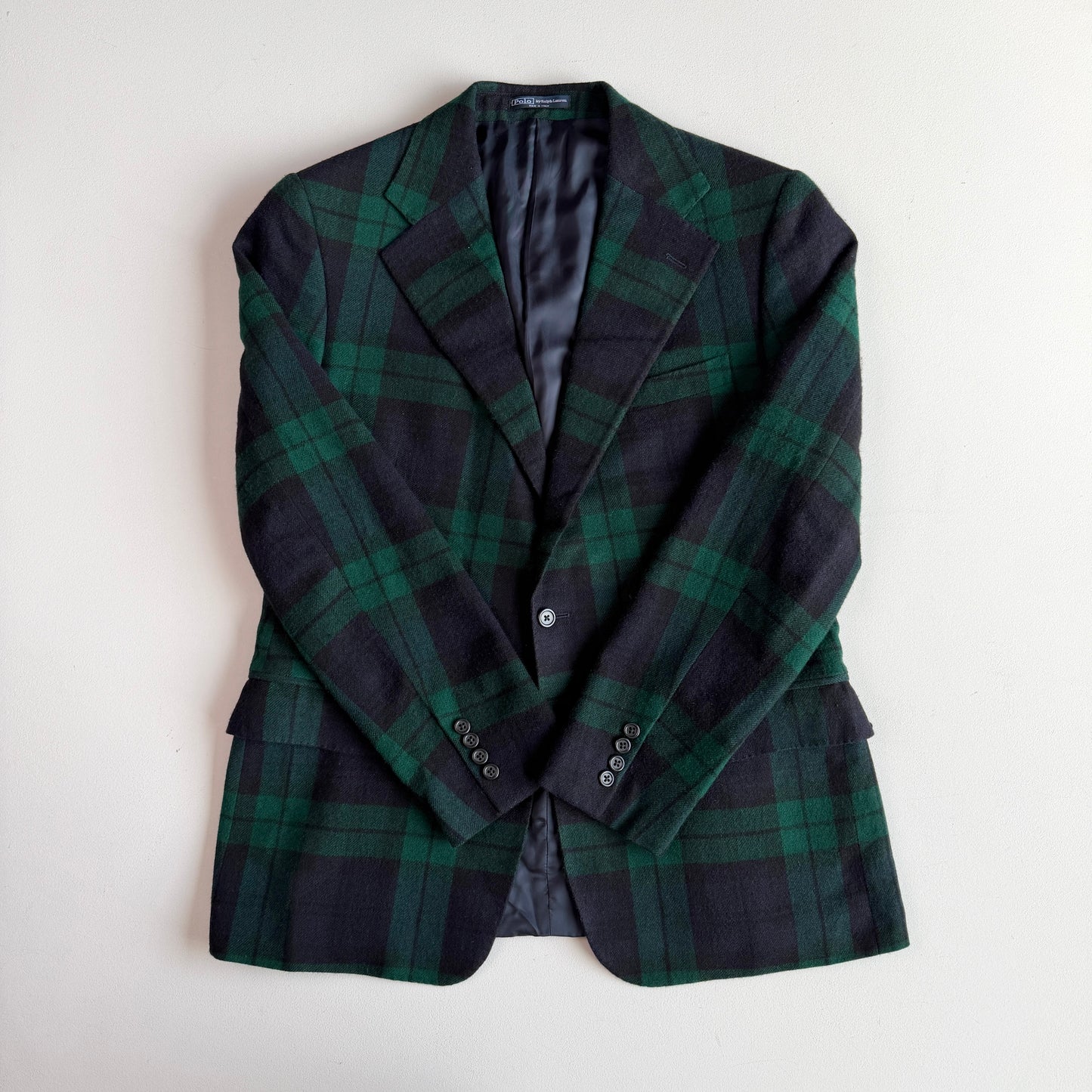 Polo Ralph Lauren (44L) Black Watch Cashmere/Wool Flannel Sport Coat