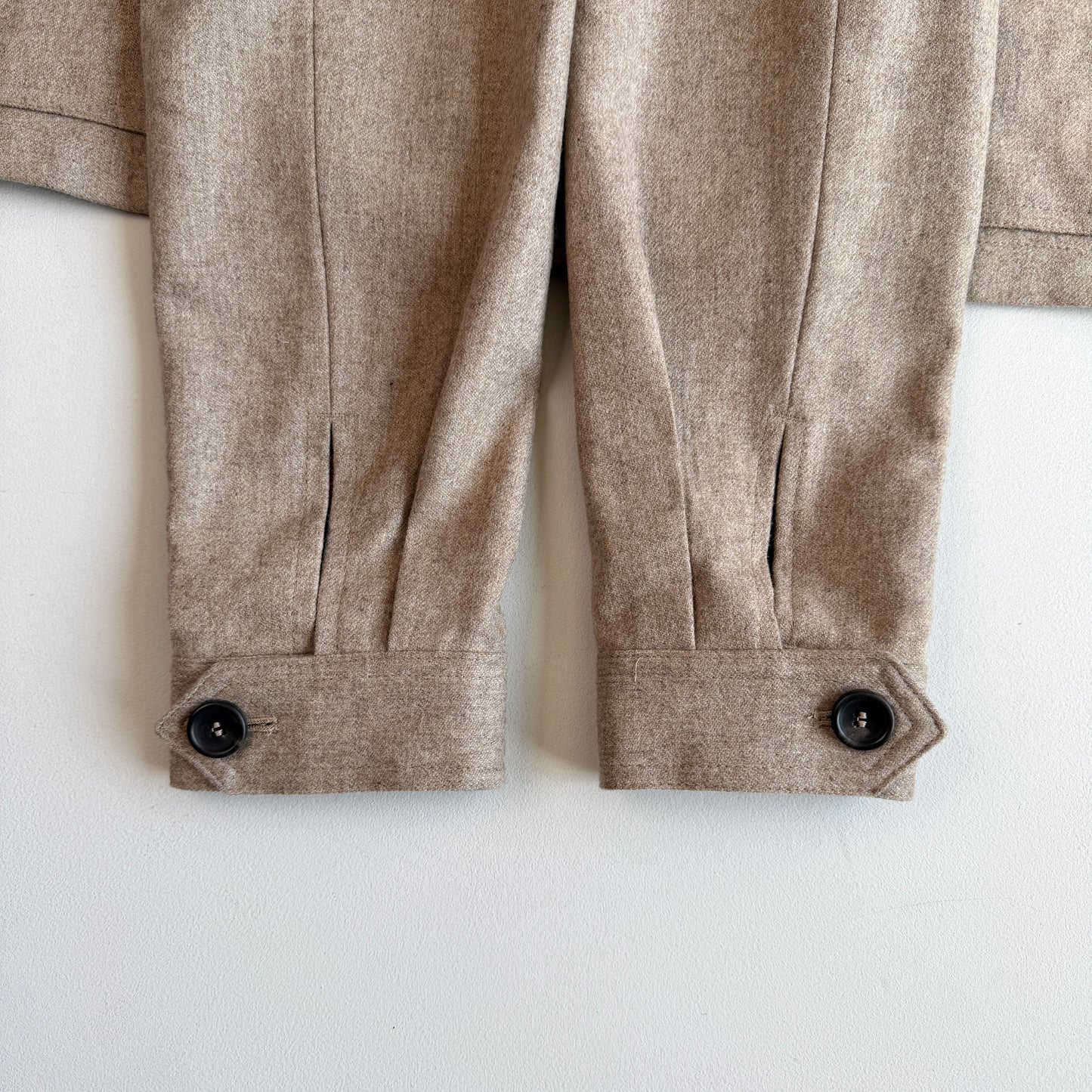 MINT! Private White V.C. (5 / L) "Mayfair Shacket" Oat Wool Jacket Overshirt