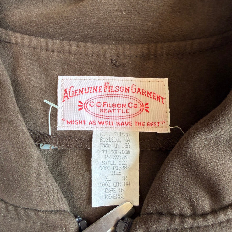 Filson (XL) Cotton Moleskin Brushed Brown Workwear Jacket