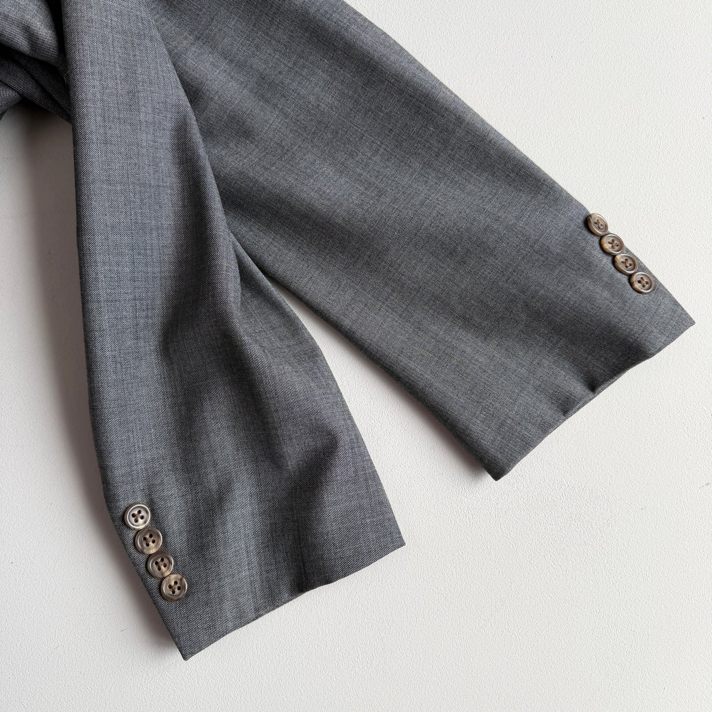 Polo Ralph Lauren (44L, 34x34) 2000s 3-Button Gray Pleated Suit