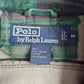 RARE! Polo Ralph Lauren (M) Suede Leather Plaid Tartan Button Front Shirt VNTG
