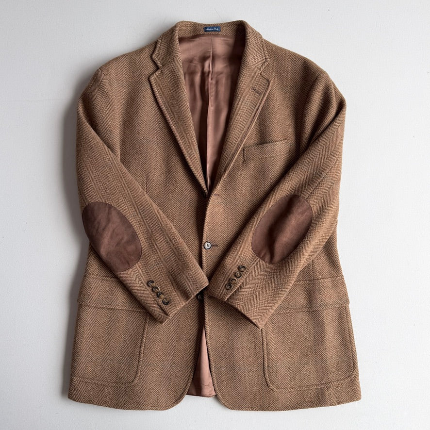Polo Ralph Lauren (XL) Tweed Wool Multicolor Overcheck Sport Coat