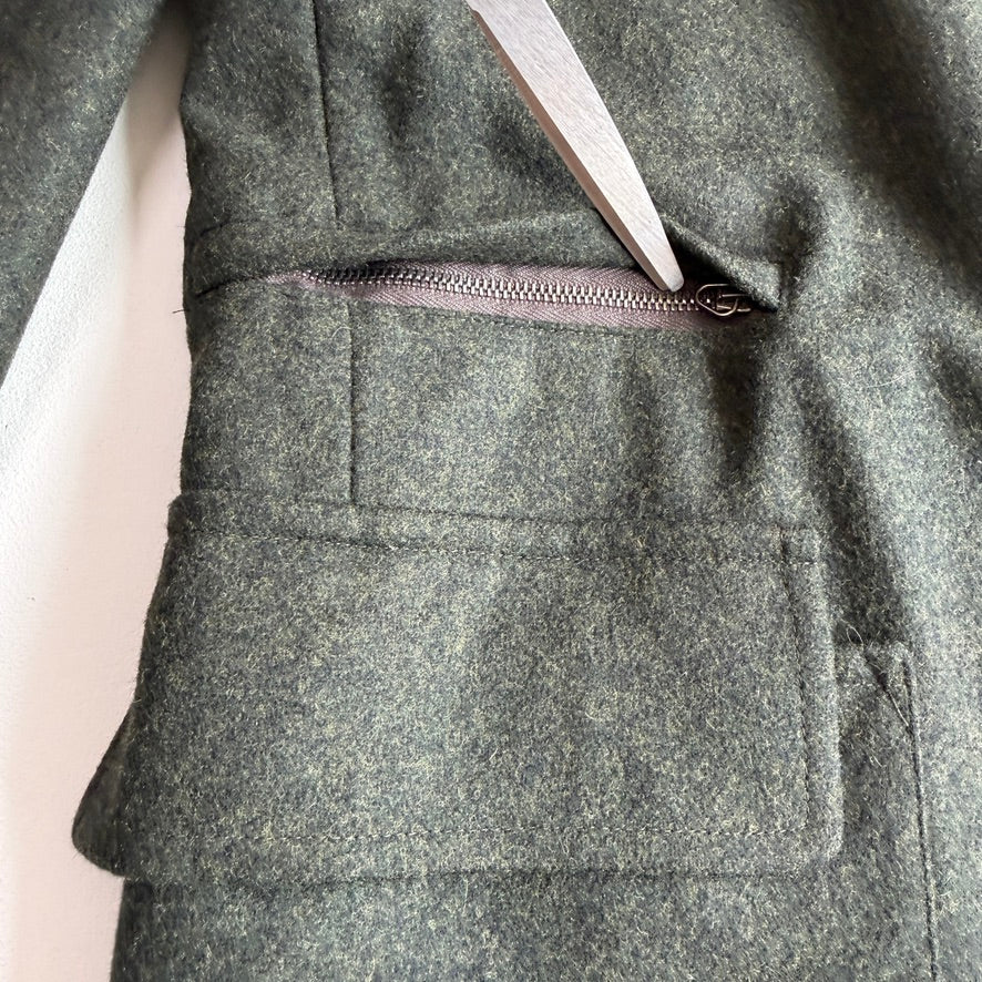 Ermenegildo Zegna (M) "Soft" Loden Green Wool/Cashmere Sport Jacket