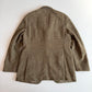 Polo Ralph Lauren (44L) Tweed Wool Olive Red Overcheck Sport Coat