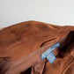 Polo Ralph Lauren (XL) Half-Norfolk Suede Leather Tawny Brown Sport Coat