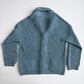 VNTG Polo Ralph Lauren (XL) Slate Blue 100% Linen Cardigan Sweater