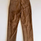 Ralph Lauren Polo Sport (33x30) Suede Leather Brown Lined Pants