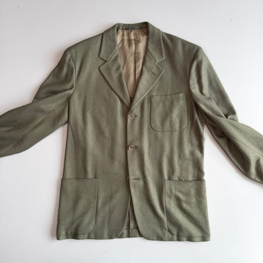 Ermenegildo Zegna (52IT) Sage Silk/Cashmere Casual Sport Coat