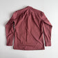Drake's London (S) Maroon Cotton/Cashmere Chore Work Overshirt