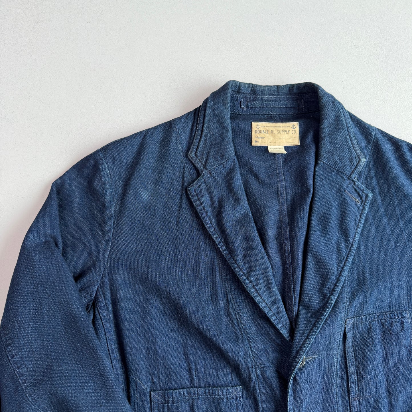 RRL Ralph Lauren (M) Indigo Dyed Cotton Naval Sport Chore Coat
